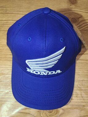 Honda Racing adjustable strapback hat w/ Honda Keychain (NEW)